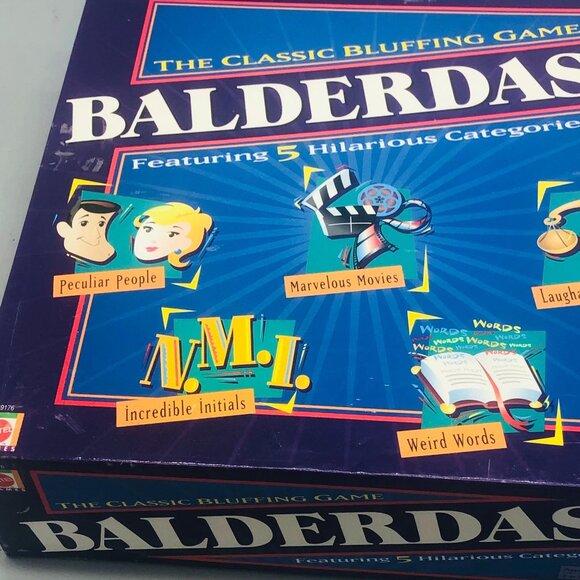 Balberdash mattel game age 12+ 2 or more players classic bluffing game READ - Picture 3 of 12